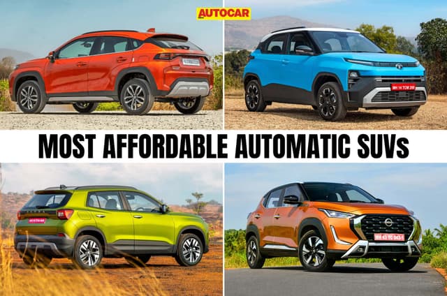 Cheapest automatic SUVs in India under Rs 10 lakh