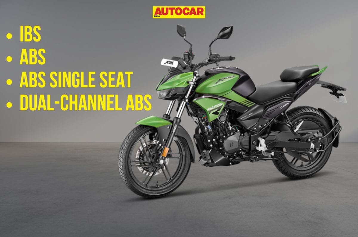 Hero Xtreme 125R green front left static in studio