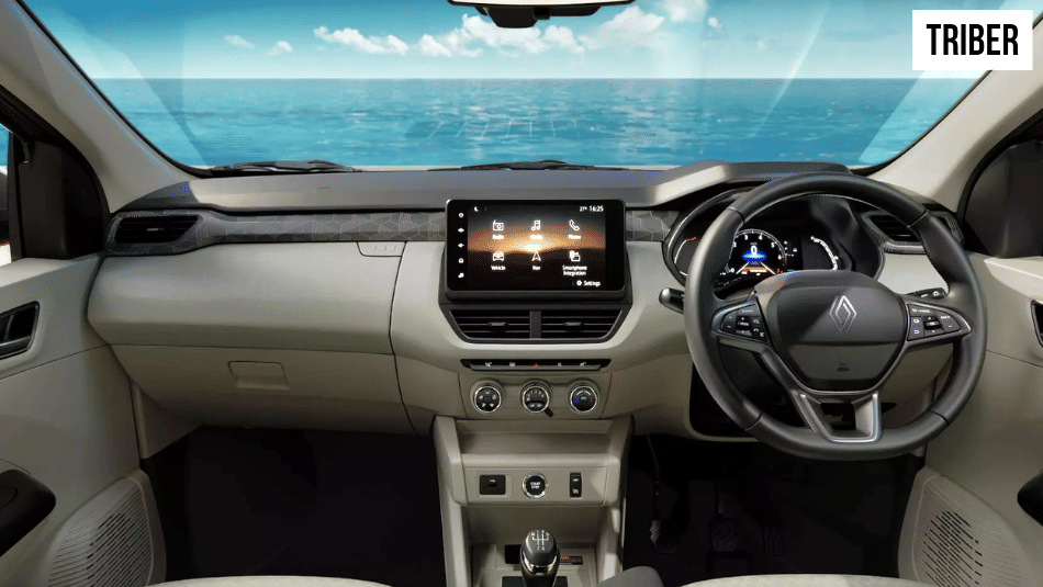 renault triber dashboard