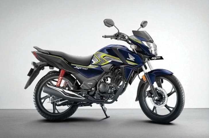 Honda SP 125 on white background