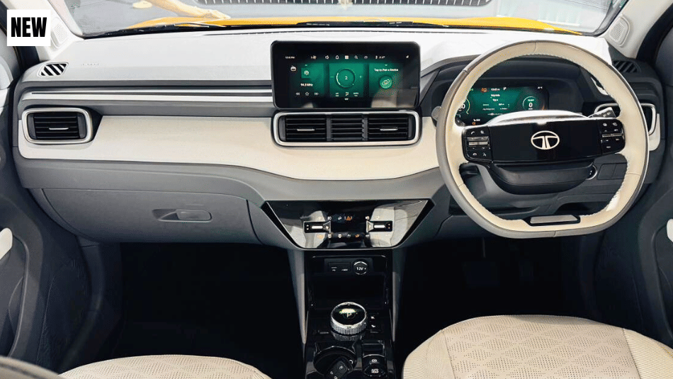 New Tata Punch EV interior