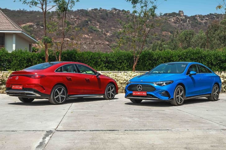 Mercedes-Benz CLA front and rear quarter static