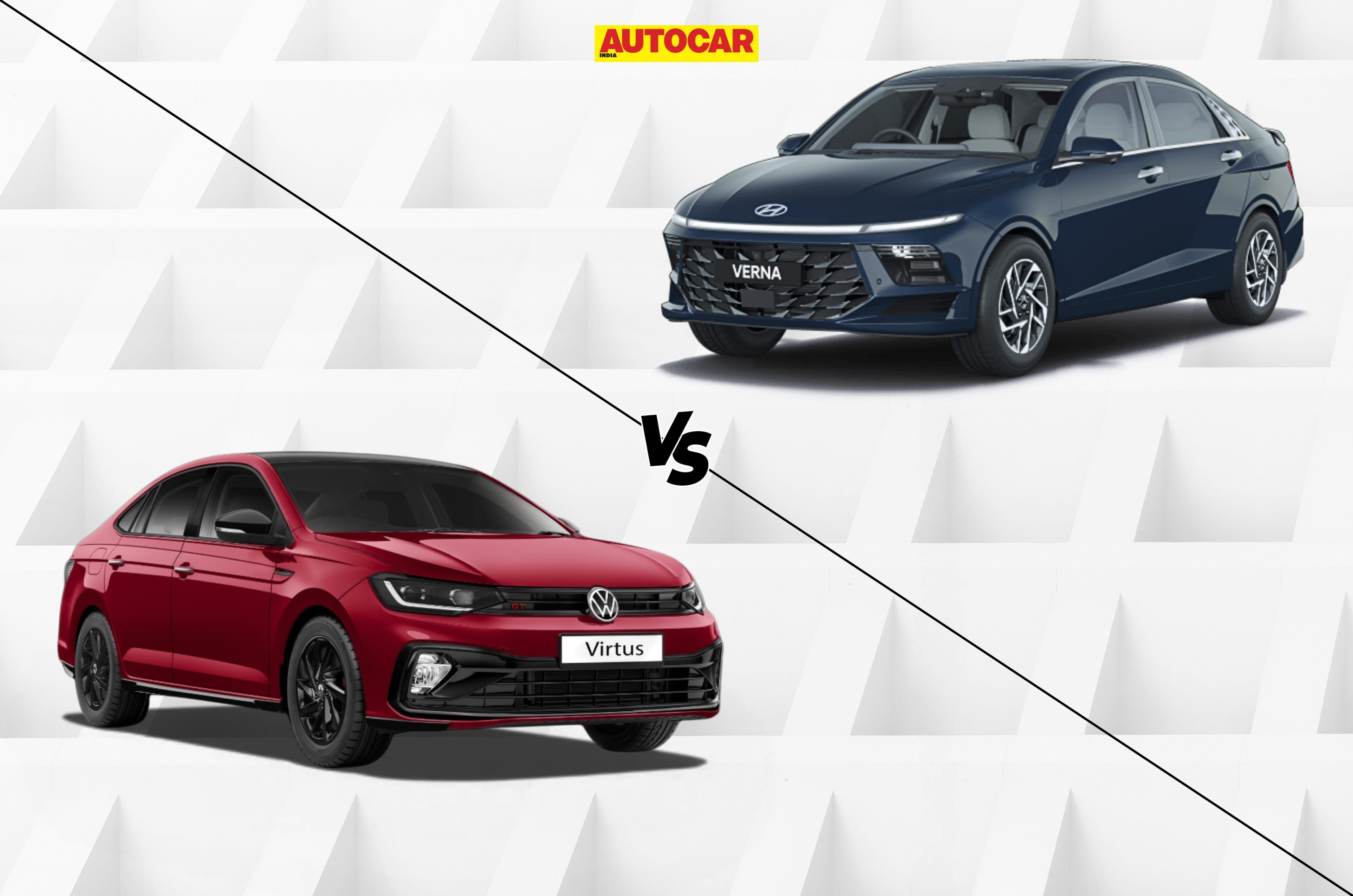 2026 Hyundai Verna vs Volkswagen Virtus: Whose top trim offers more value? We compare the recently unveiled MY26 Verna's top trim against the VW Virtus and see how they both stack up on paper. 1 hr ago Glenn Noronha
