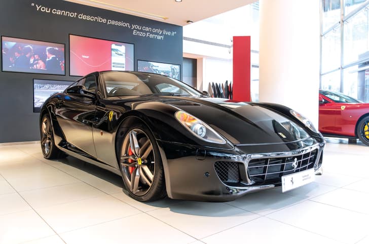 Ferrari 599 GTO front quarter static Ferrari 599 GTO front quarter static