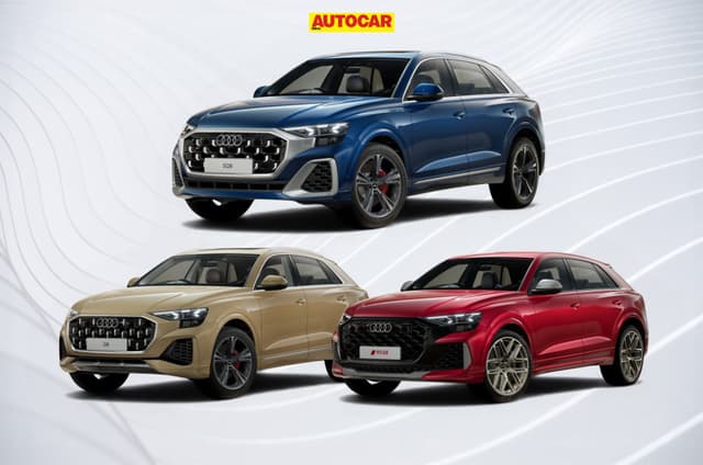 Audi Q8 vs SQ8 vs RS Q8 Performance Variants comparison