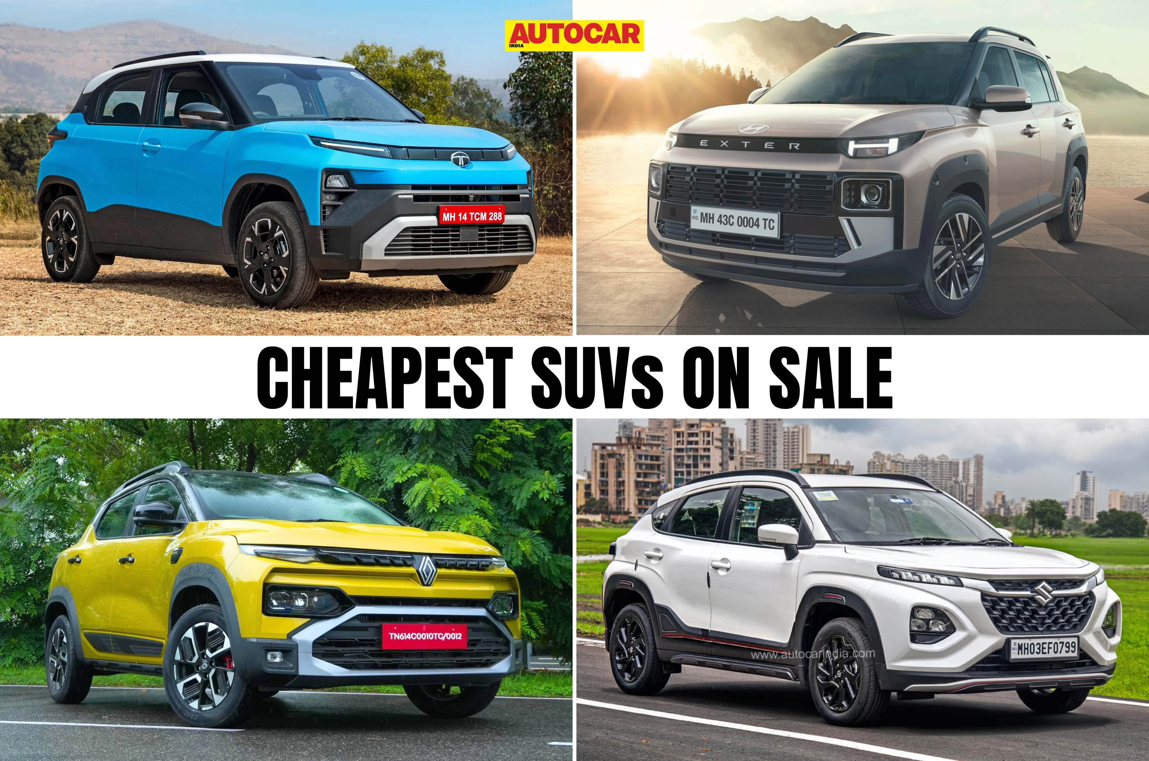 10 cheapest SUVs in India
