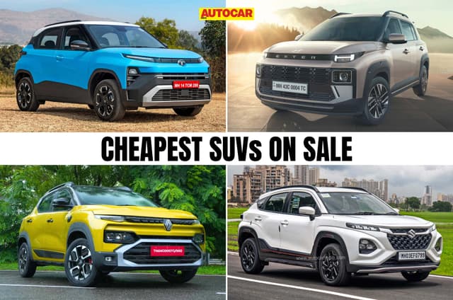 10 most affordable SUVs in India