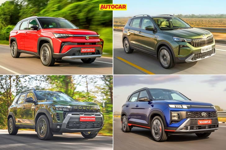 10 most fuel-efficient petrol midsize SUVs in India