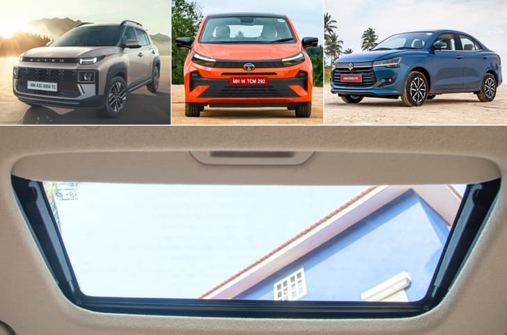Cheapest cars with a sunroof under Rs 10 lakh Cheapest cars with a sunroof under Rs 10 lakh