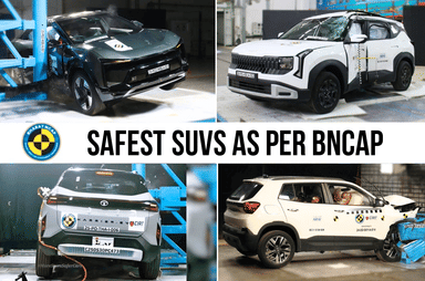Top 10 SUVs in India with BNCAP 5 star safety rating