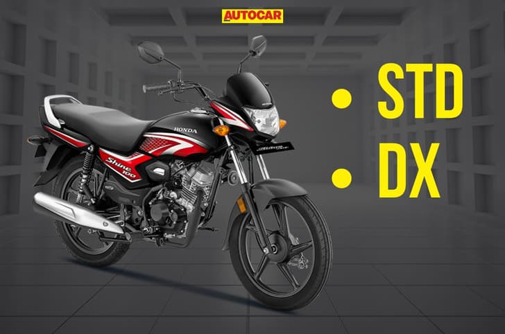 Honda Shine 100 front right side static in studio