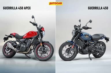 Royal Enfield Guerrilla 450 Apex vs Guerrilla 450 Differences Explained