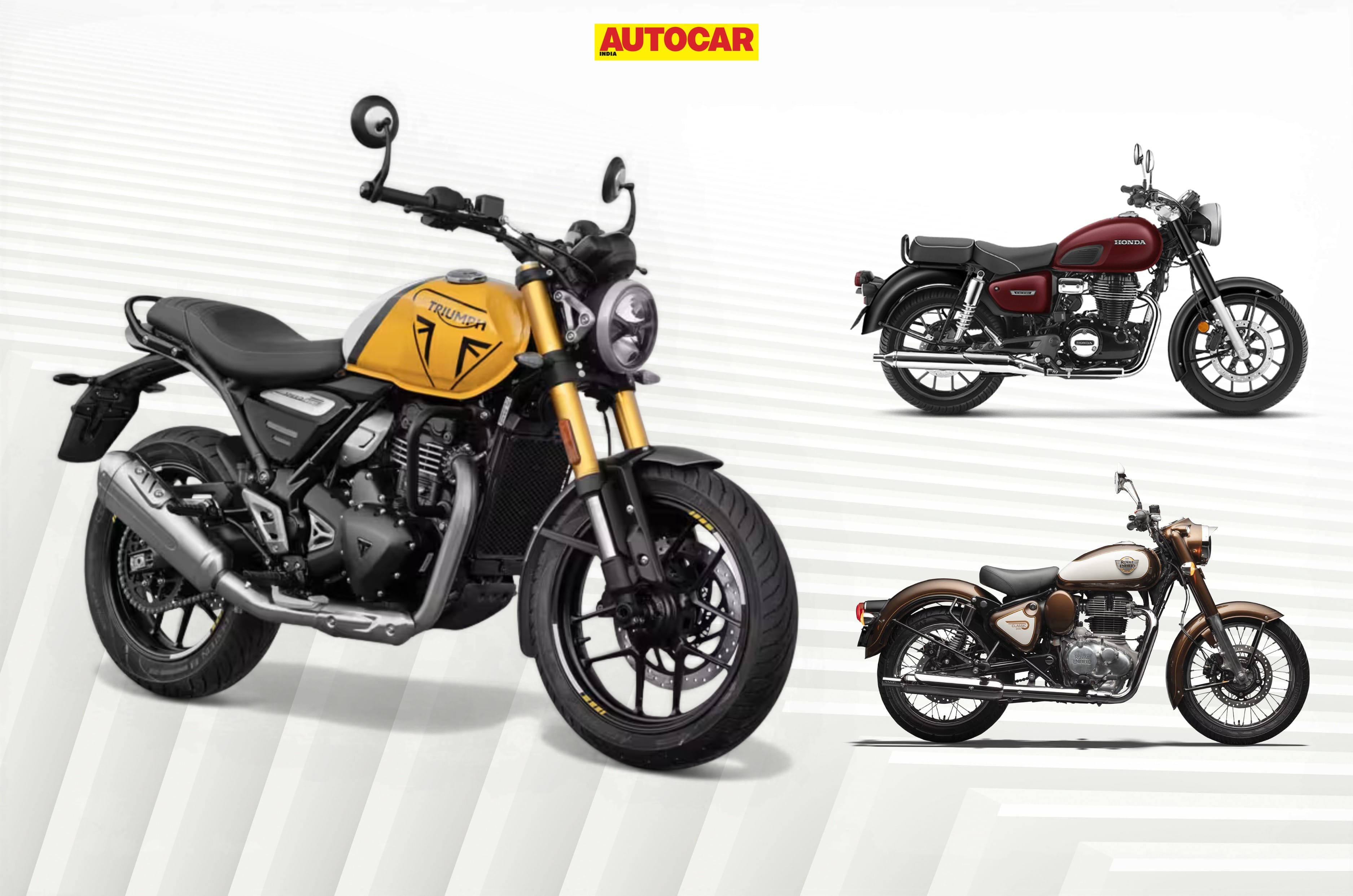 Triumph Speed 400 vs Honda CB350 vs Royal Enfield Classic 350: