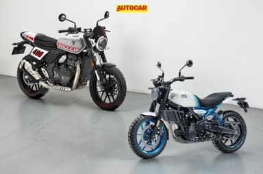 Triumph Tracker 400 vs Royal Enfield Guerrilla 450: price and specification comp
