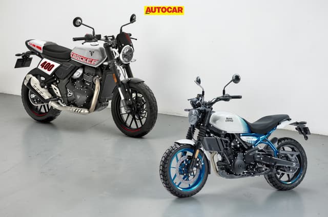 Triumph Tracker 400 vs Royal Enfield Guerrilla 450: price and specification comp