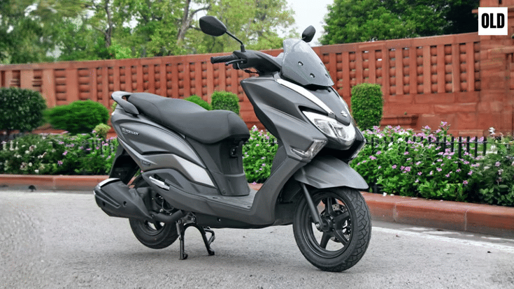 Suzuki burgman Street old front three quarter