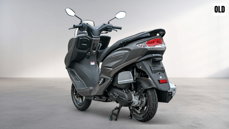 Suzuki Burgman rear three quarter
