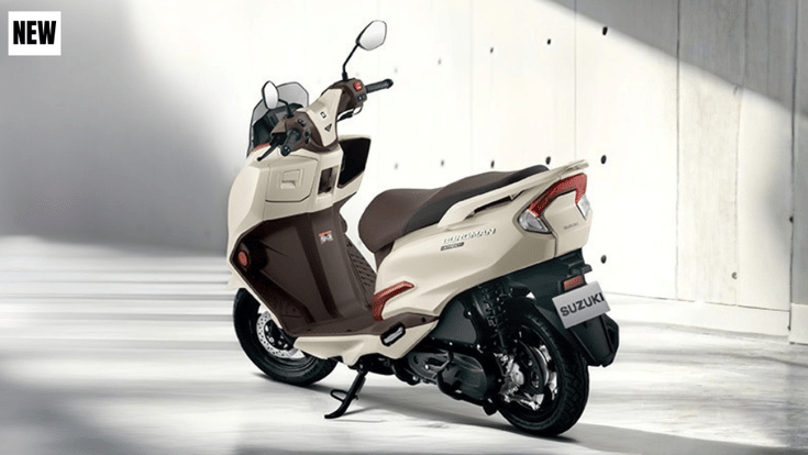 Suzuki Burgman new rear three quarter