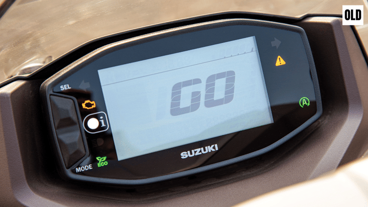 Suzuki Burgman LCD dash