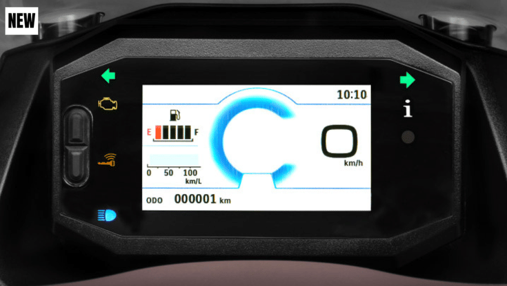 Suzuki Burgman TFT dash