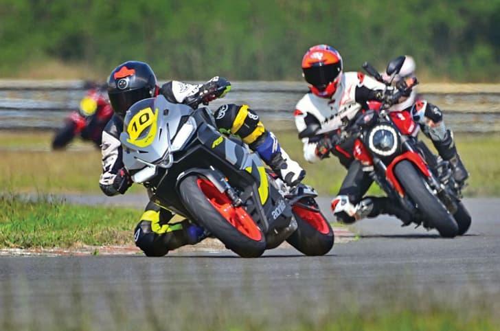 Aprilia RS 457 ridden at California Superbike school 2026