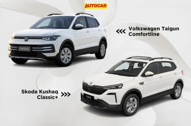 Volkswagen Taigun Comfortline vs Skoda Kushaq Classic+: Base variants compared