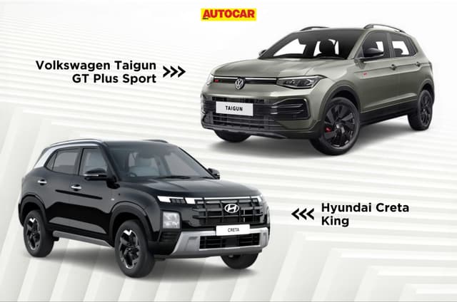 Volkswagen Taigun vs Hyundai Creta: top trim features compared