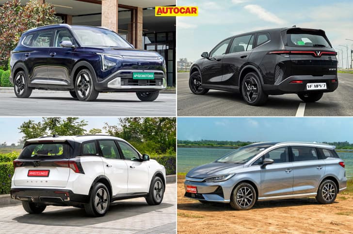 Every three-row EV under Rs 30 lakh in India