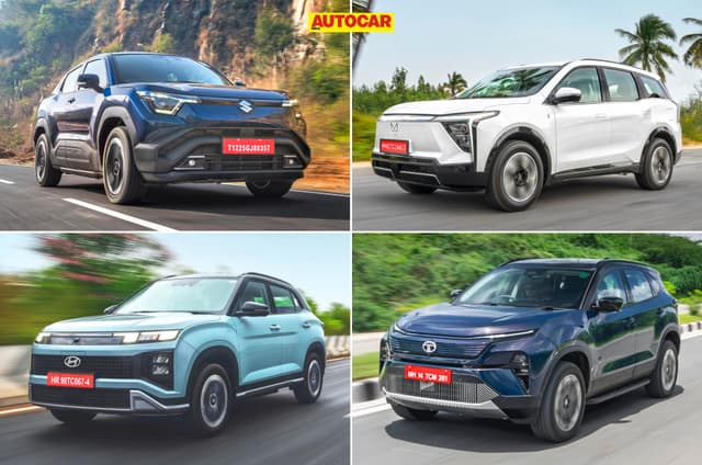 All electric midsize SUVs ranked as per ARAI-claimed range