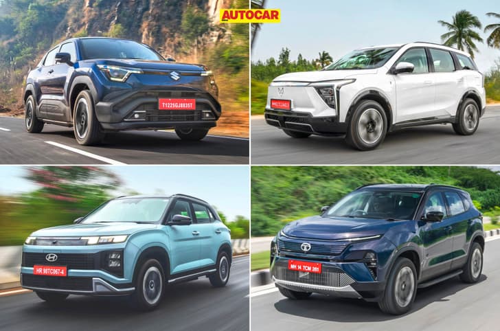 Electric mid-size SUVs with the highest claimed range in India Electric mid-size SUVs with the highest claimed range in India