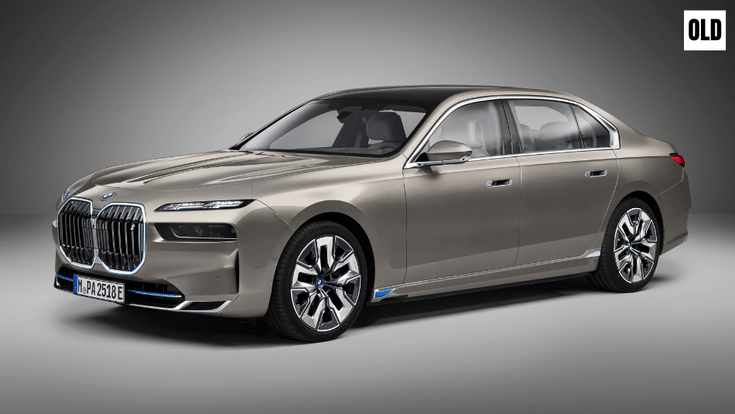 BMW 7 Series facelift old