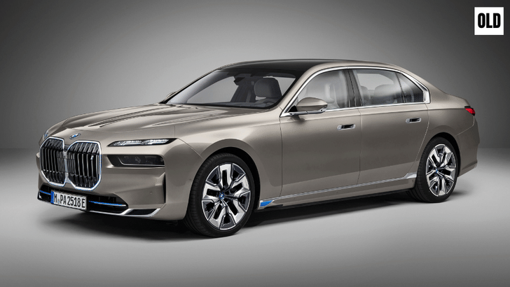 BMW 7 Series facelift old