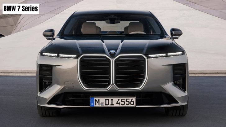 2026 BMW 7 Series facelift front 2026 BMW 7 Series facelift front