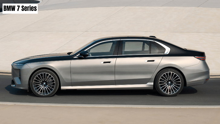 2026 BMW 7 Series facelift side 2026 BMW 7 Series facelift side