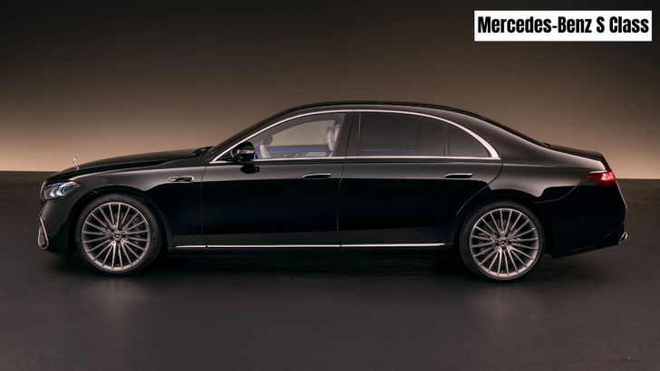 2026 Mercedes S-Class facelift side 2026 Mercedes S-Class facelift side