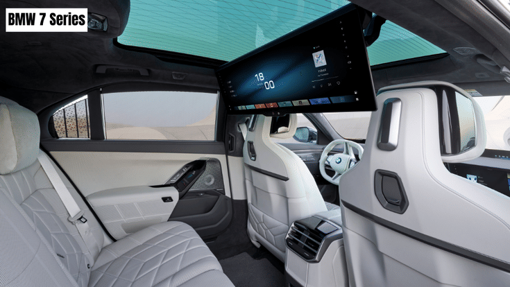 2026 BMW 7 Series facelift rear seat 2026 BMW 7 Series facelift rear seat