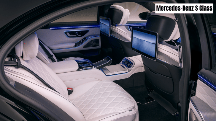 2026 Mercedes S-Class facelift rear seat 2026 Mercedes S-Class facelift rear seat
