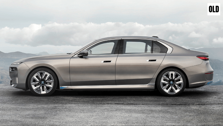 BMW 7 Series facelift old