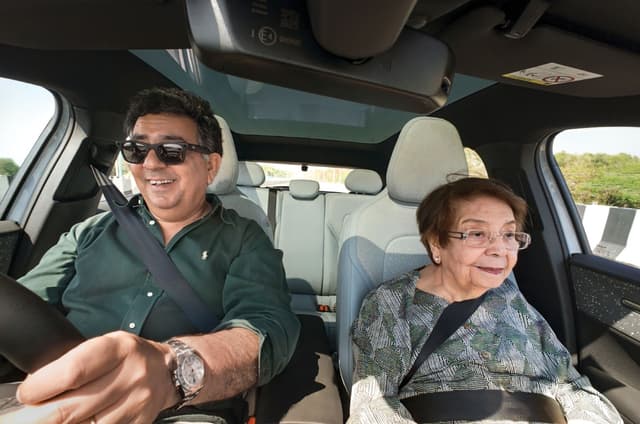 A bucket-list drive at 91 in a Volvo EX30