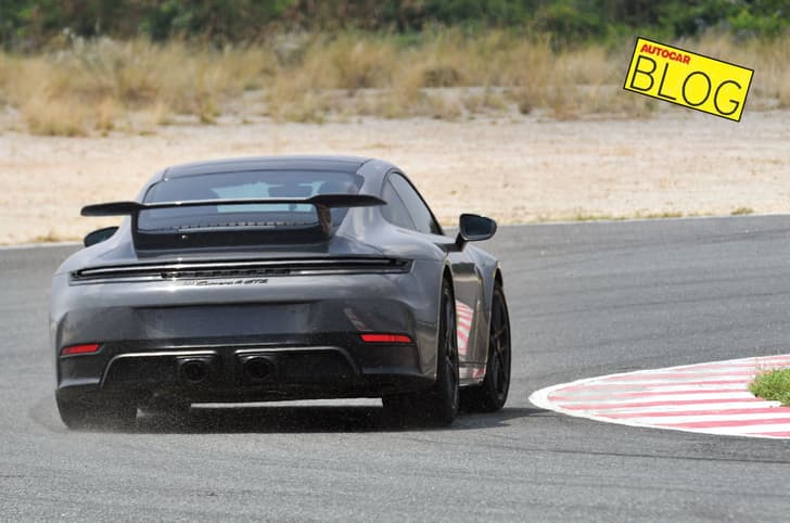 Porsche 911 Turbo rear cornering 