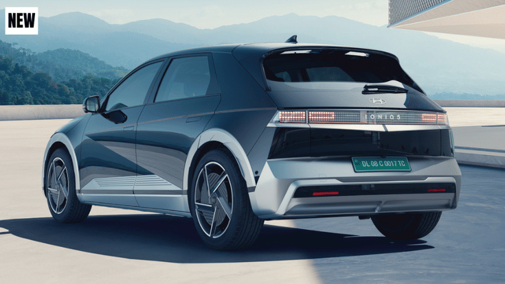 New Hyundai Ioniq 5 facelift rear quarter static