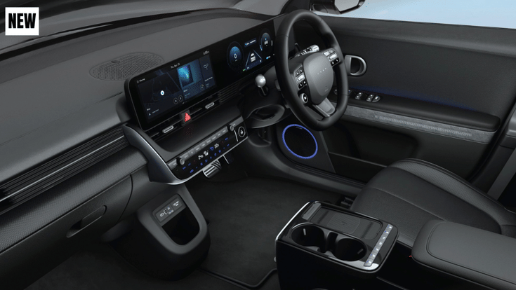 New Hyundai Ioniq 5 facelift dashboard