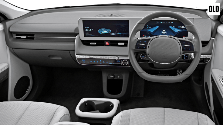 Old Hyundai Ioniq 5 dashboard
