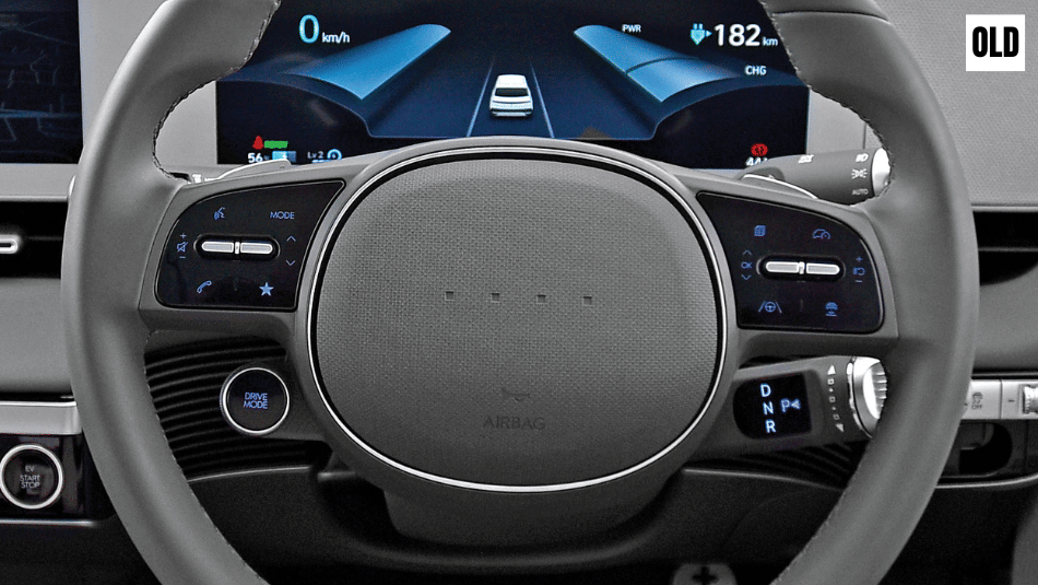 Old Hyundai Ioniq 5 steering wheel