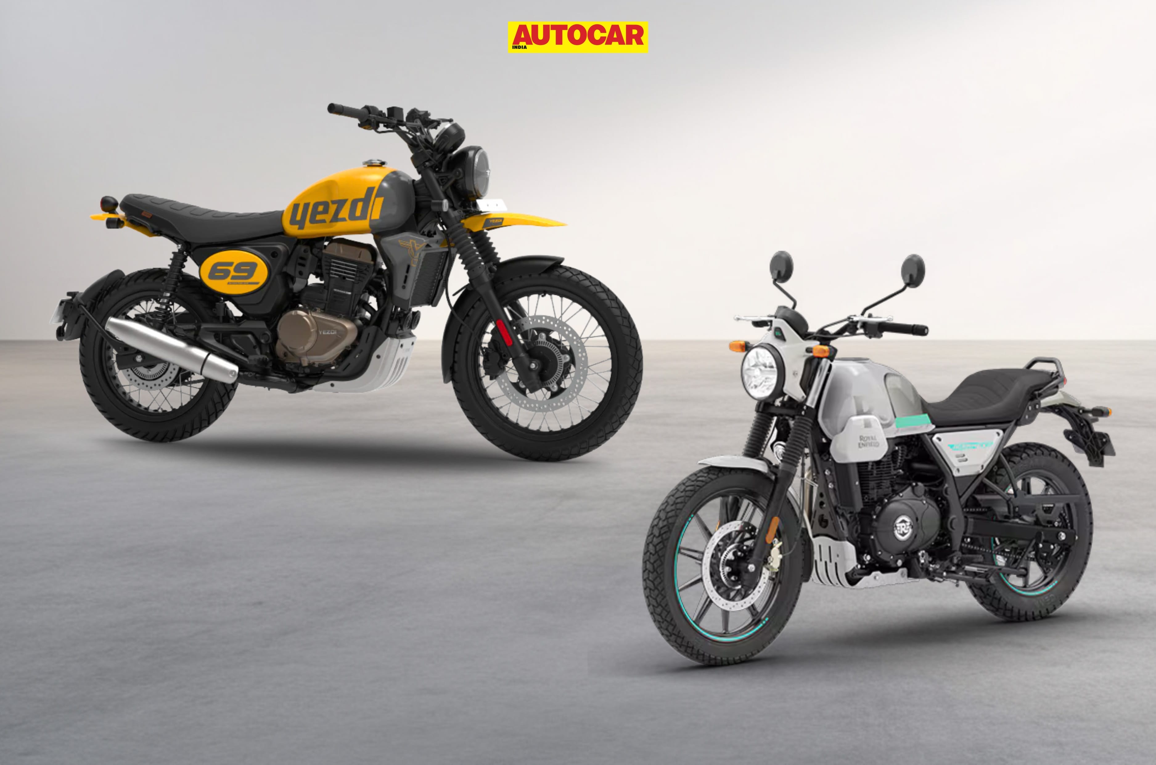 Yezdi Scrambler vs Royal Enfield Scram 440: Price and specification comparison