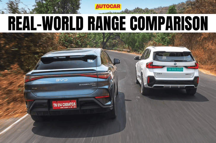 BMW iX1 LWB and BYD Sealion 7 driving