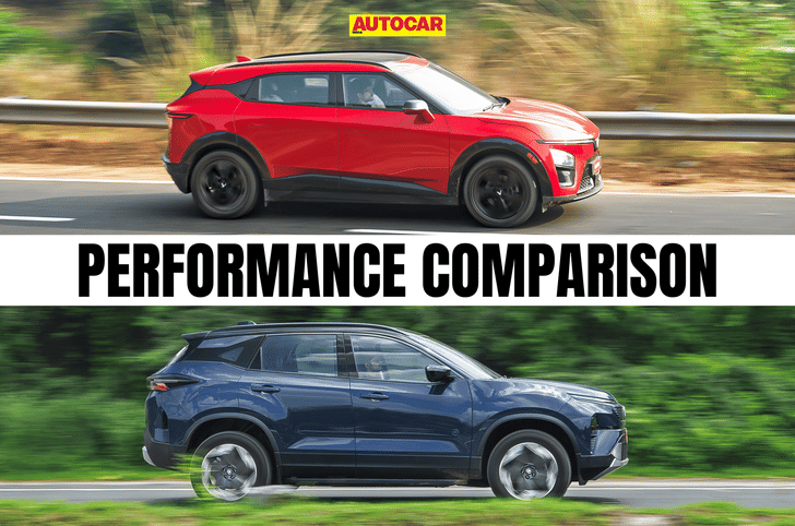 Vinfast VF7 vs Tata Harrier EV performance comparison