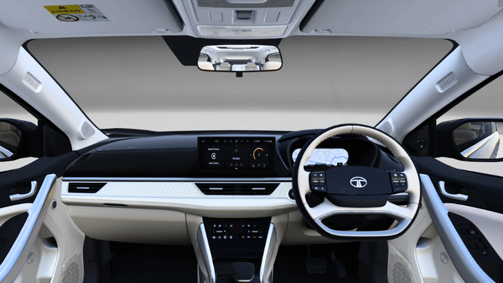 Tata Curvv EV Accomplished X interior