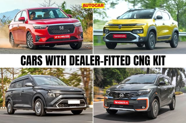 Every CNG car without a factory-fit kit