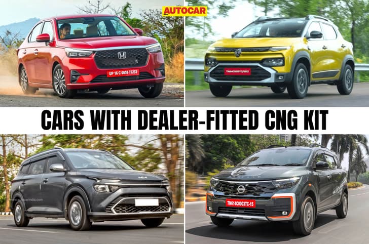 Cars that get a dealer-equipped CNG kit